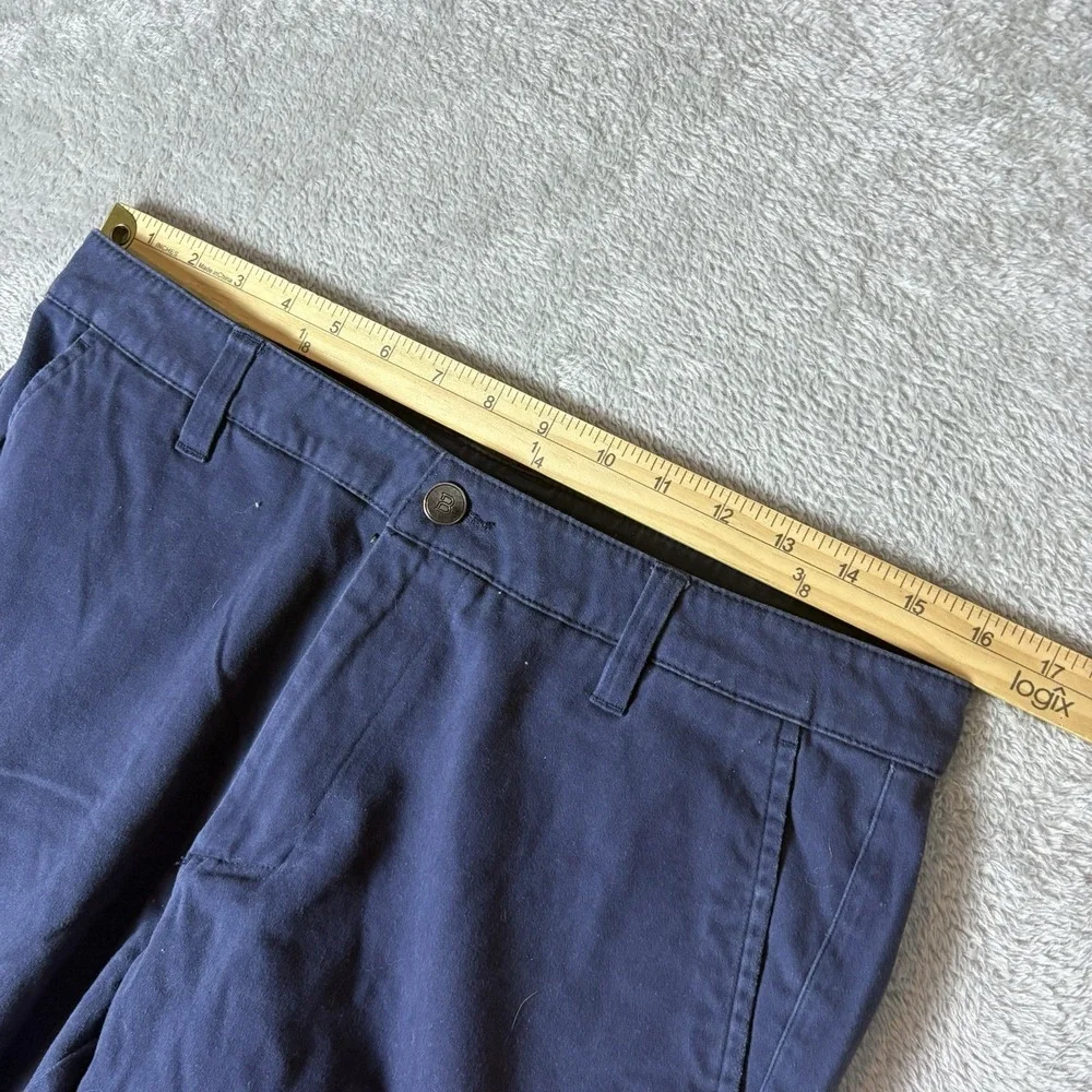 BYLT Men's Size M Medium Classic Chino Pant Navy Blue Stretch‎ 32x29